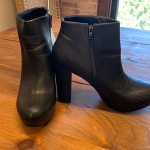 Black Heeled Booties